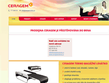 Tablet Screenshot of ceragemzlin.cz